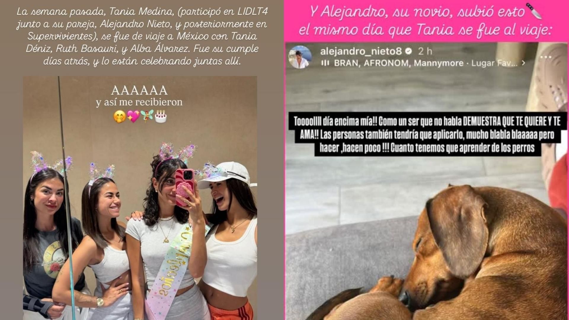 De cette façon, Alejandro Nieto aurait réagi au voyage de Tania Medina