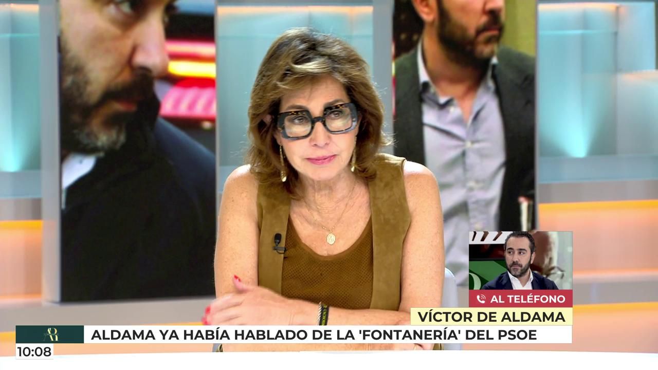 L'interview de compétition de Víctor de Aldama dans le «programme d'Ana Rosa»