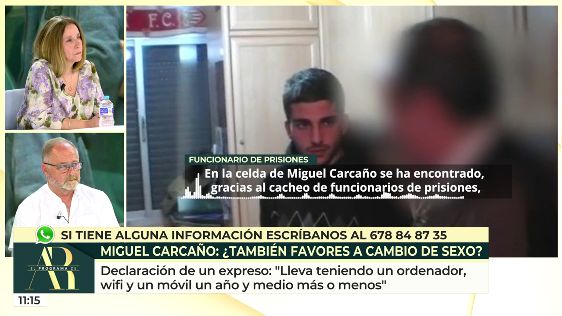 Un responsable de la prison de Herrera de la Mancha accuse le pénitencier pastoral du traitement de la faveur avec Miguel Carcaño