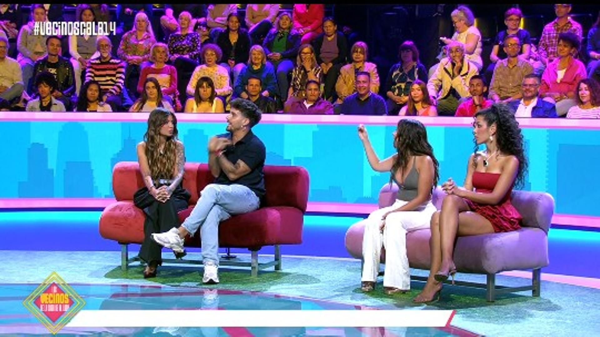 Manuel et Lucía Sánchez maintiennent une confrontation tendue sur le tournage de «les résidents de la maison à côté»: "Tu es un faux"