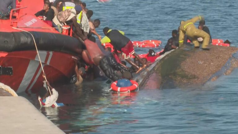 Tragédie dans le fer | Tourner un Cayuco à LA Restinga: il y a sept morts
