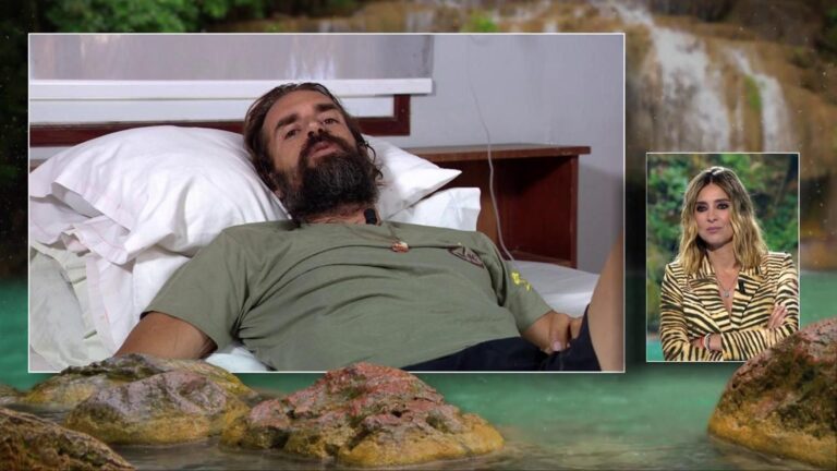 La partie médicale de Álex Adrover après avoir été traitée par les médecins de survivants