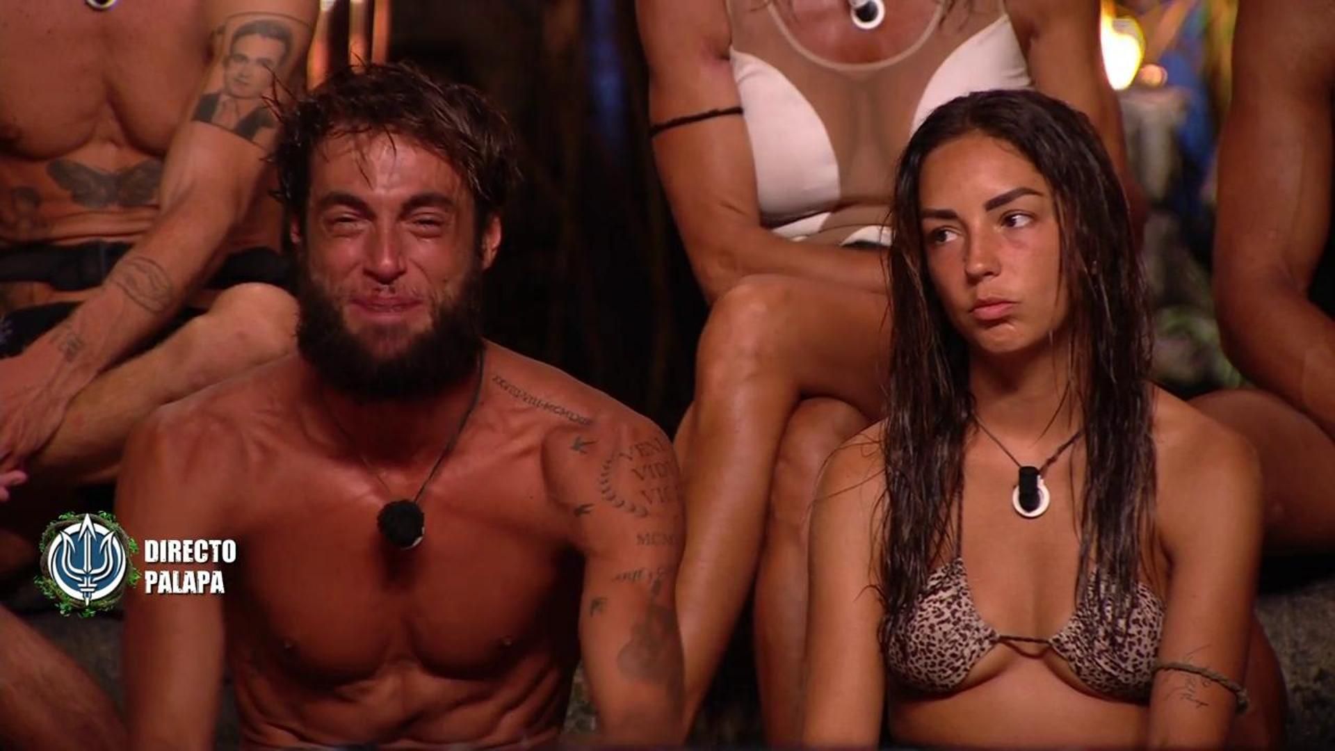 Les larmes de Montoya après avoir vu les images sur le palapa