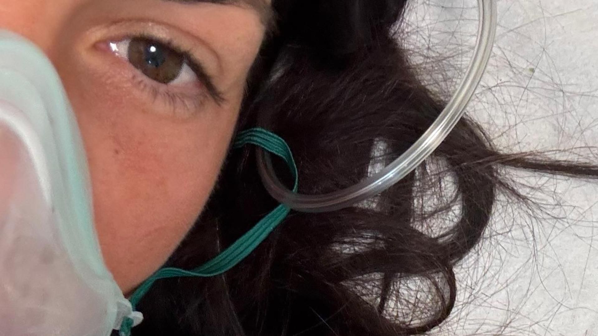 Photo de Laura Matamoros à l'hôpital