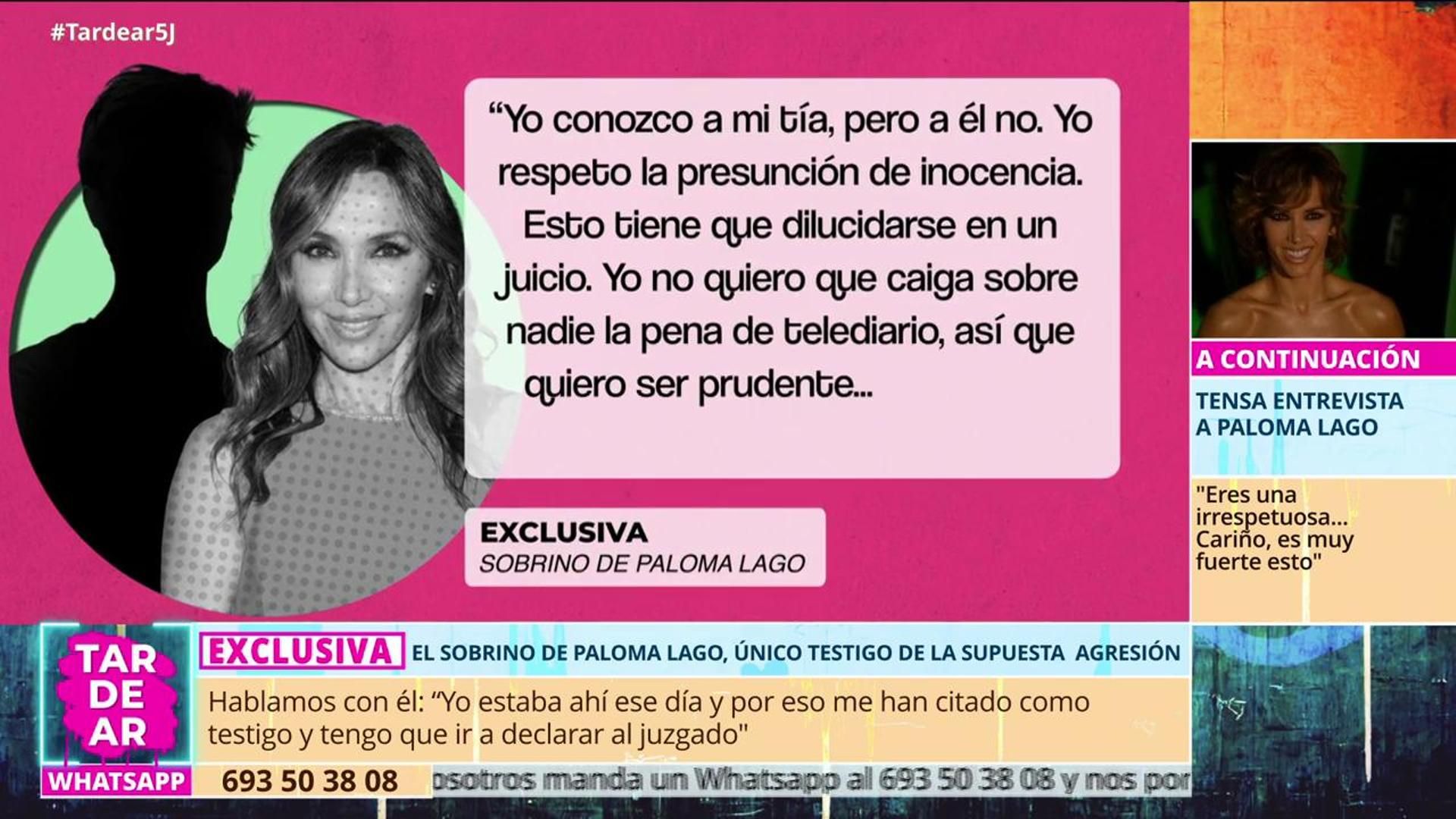 Exclusif | Nous avons parlé au seul témoin qui a été témoin de l'agression sexuelle présumée à Paloma Lago