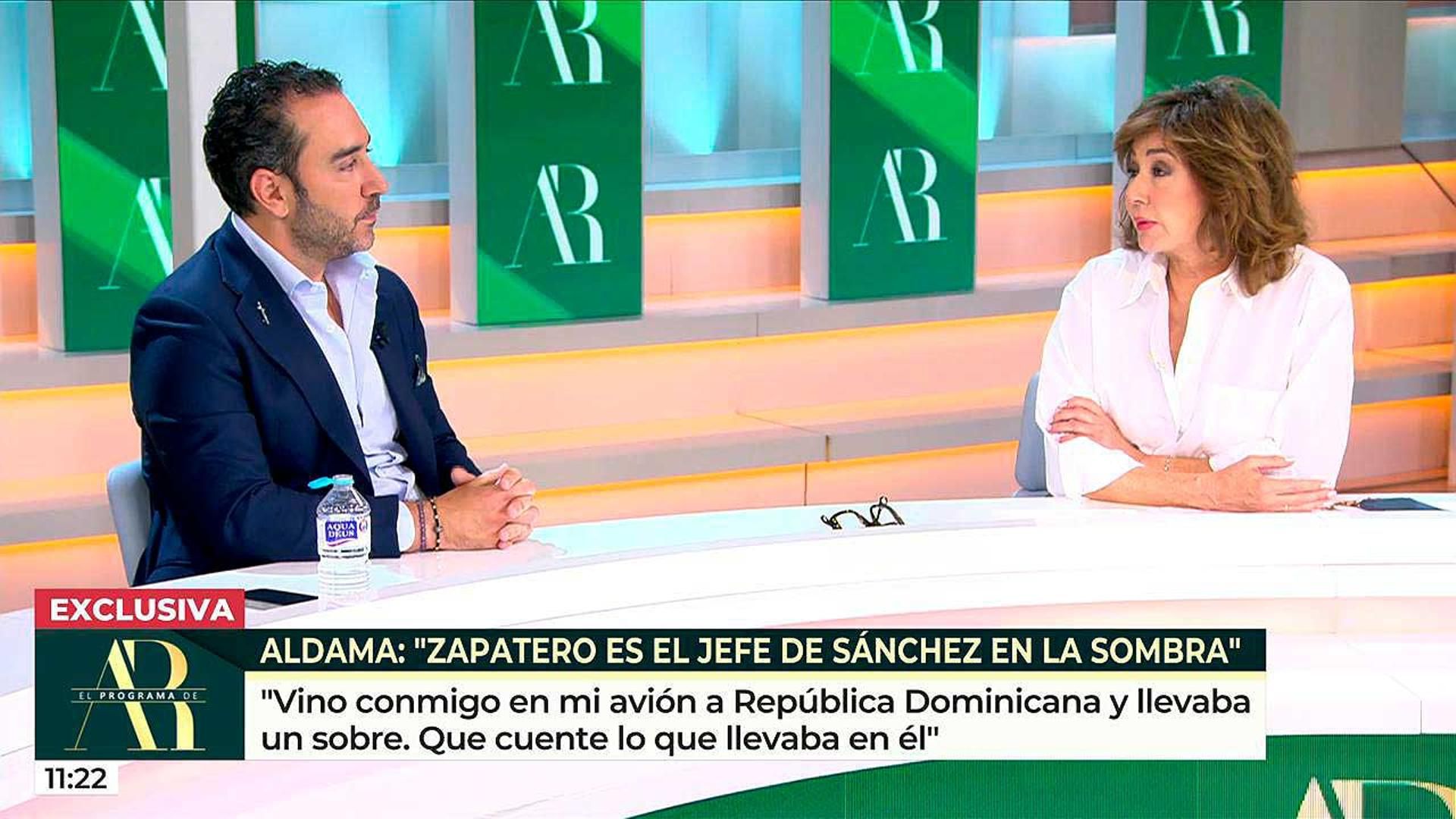 Víctor de Aldama: "Zapatero est le chef de Pedro Sánchez dans l'ombre"