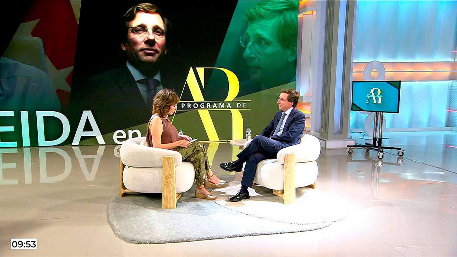 L'interview complète de José Luis Martínez-Almeida dans le «programme d'Ana Rosa»