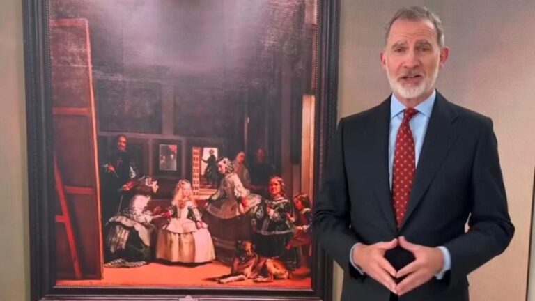 Son moment historique avec Las Meninas