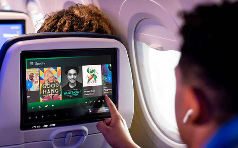 United et Spotify Revolutionize Entertainment à bord