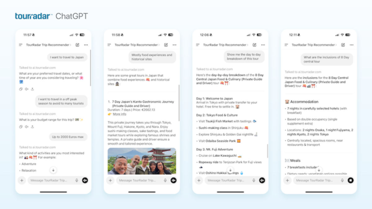 Tourradar lance 'AI Discovery' Chatgpt, Instagram, MCP Integrations