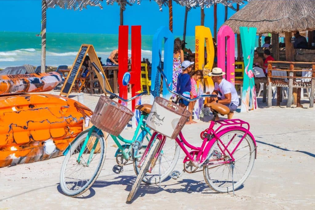 vélos en holbox