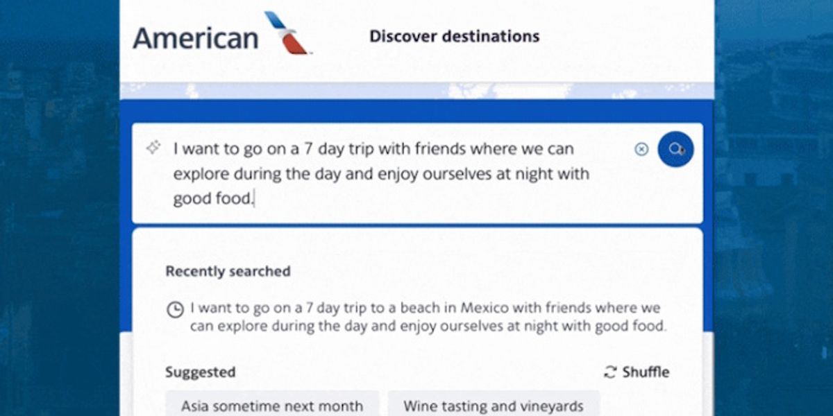 American Airlines lance un outil gen AI