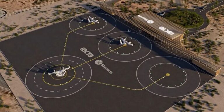Joby, Skyports, Rakta pour agrandir le réseau de services de taxi aérien aux EAU