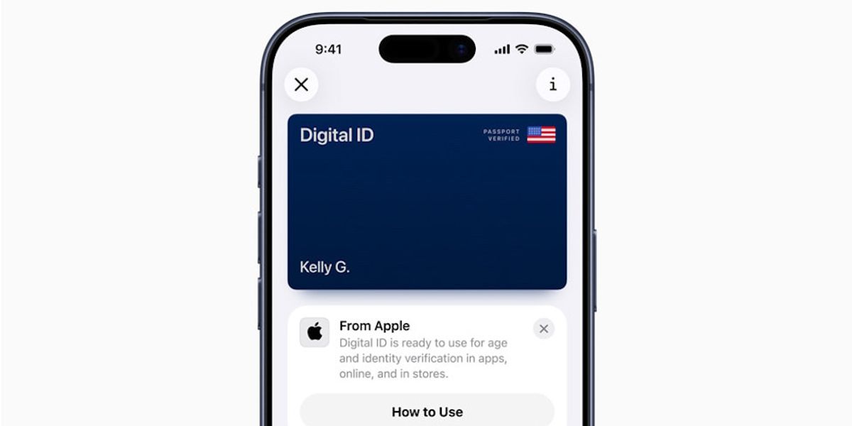 Apple lance une fonctionnalité d'identification numérique utilisant les informations du passeport américain