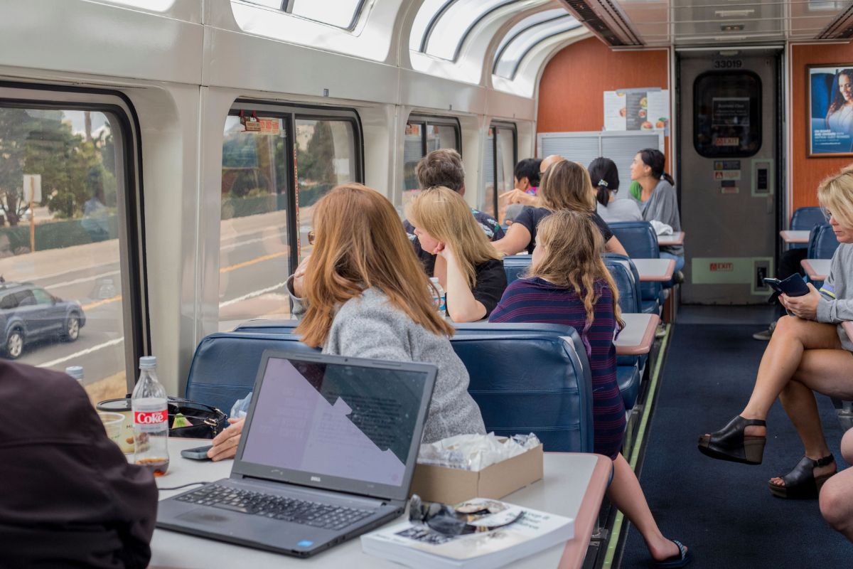 U.S. Train and Bus Travel Surges Amid Flight Chaos