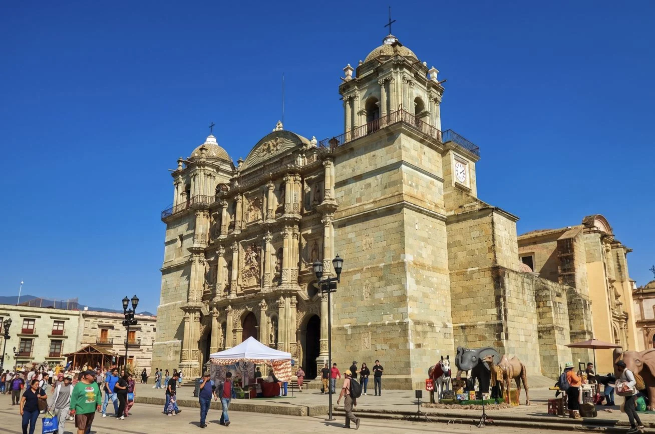 Cathédrale de la ville d'Oaxaca