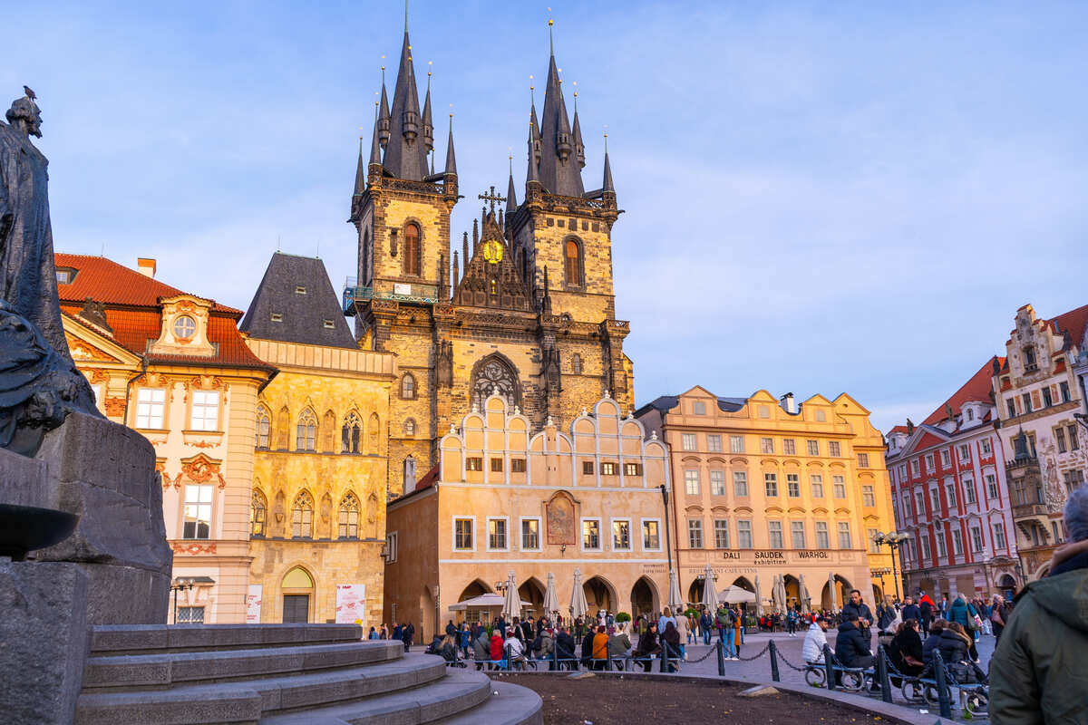 Église Notre-Dame Avant Tyn dans la vieille ville de Prague, Tchéquie