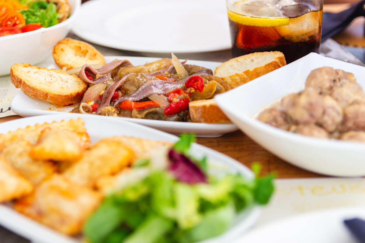 Cuisine traditionnelle d'Estrémadure à Mérida, Espagne