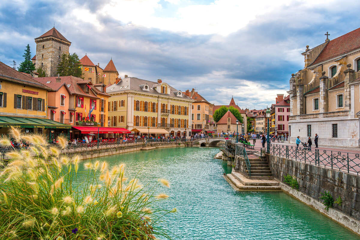 Canaux d'Annecy, France