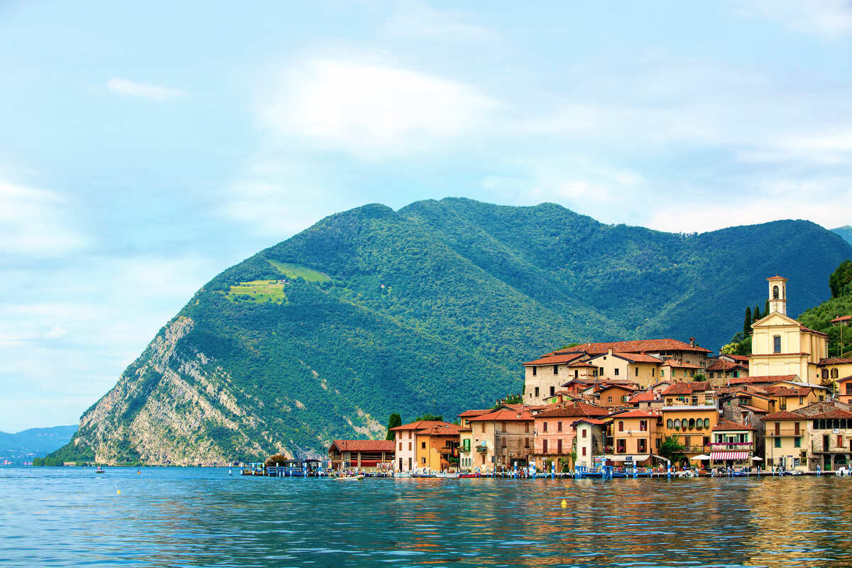 Carzano sur Monte Isola, lac d'Iseo, Italie