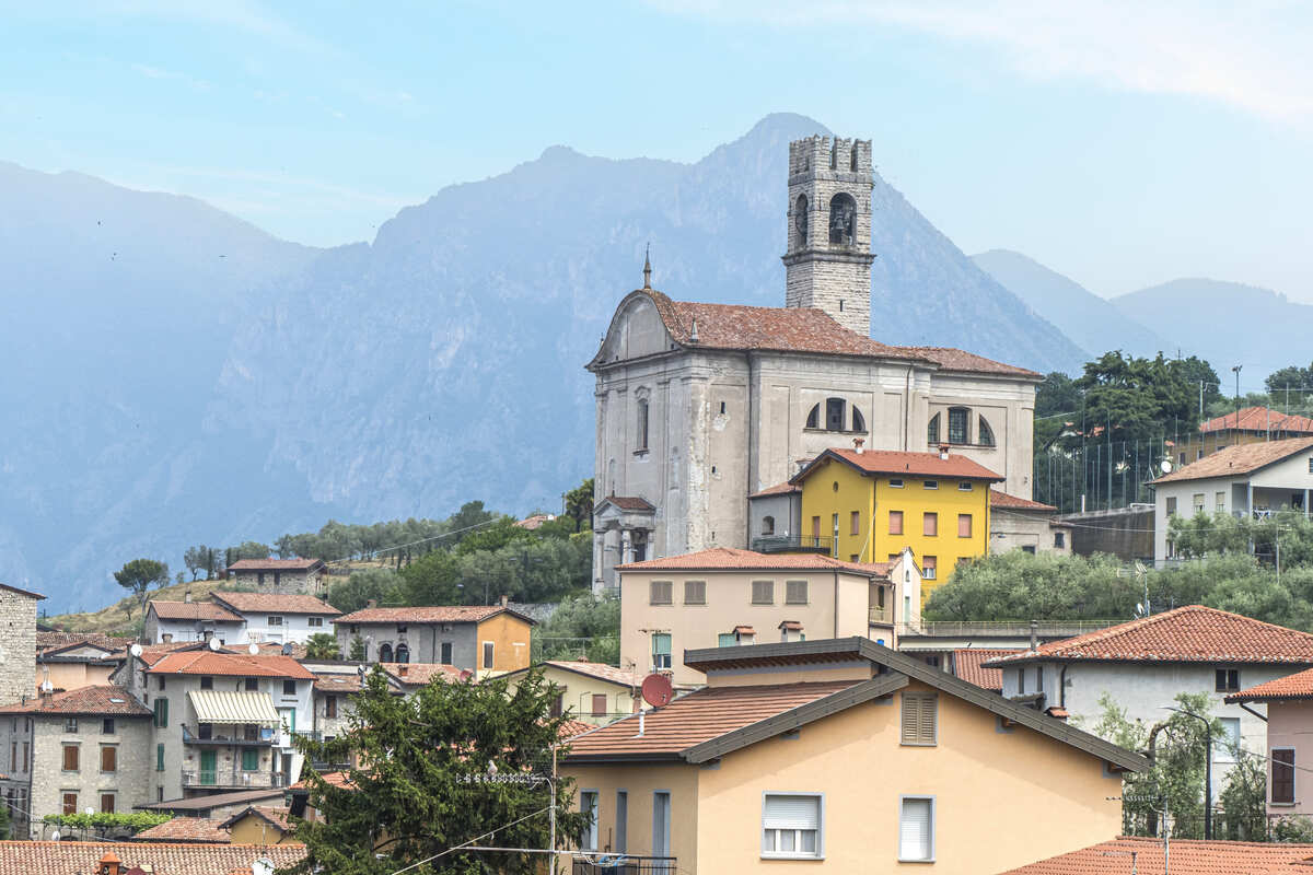 Siviano sur Isola Monte, lac d'Iseo, Italie