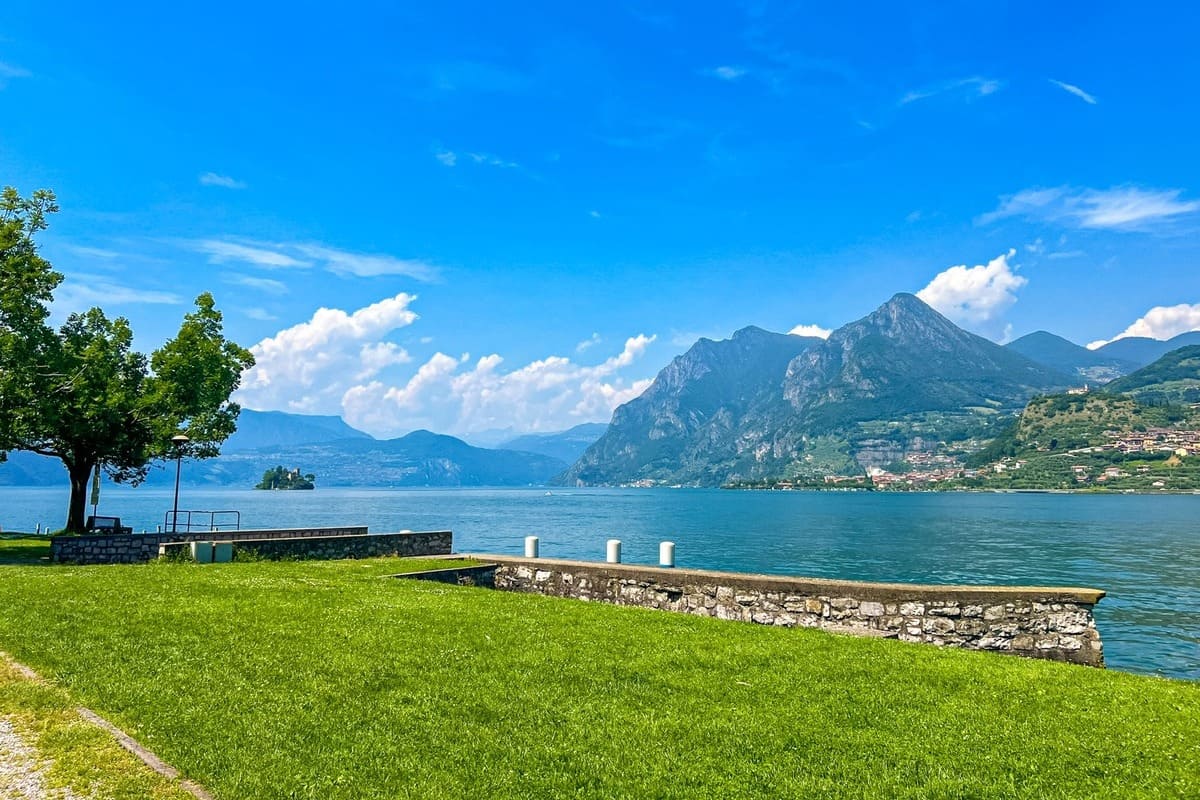 Monte Isola sur le lac d'Iseo, Italie