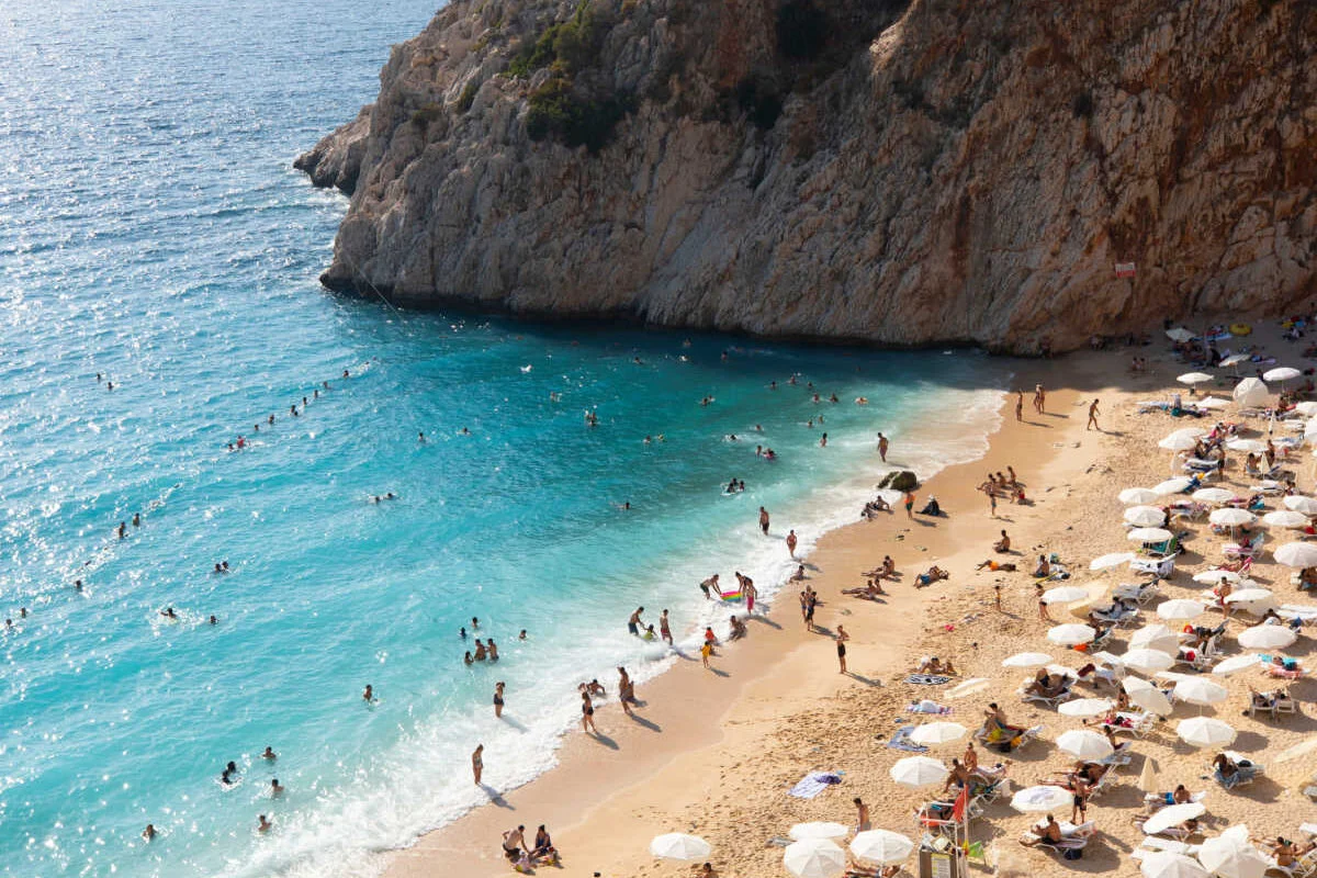 Plage de Kaputas à Antalya, Turquie
