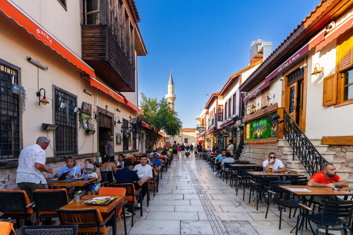 Vieille ville de Kaleici, centre d'Antalya, Turquie
