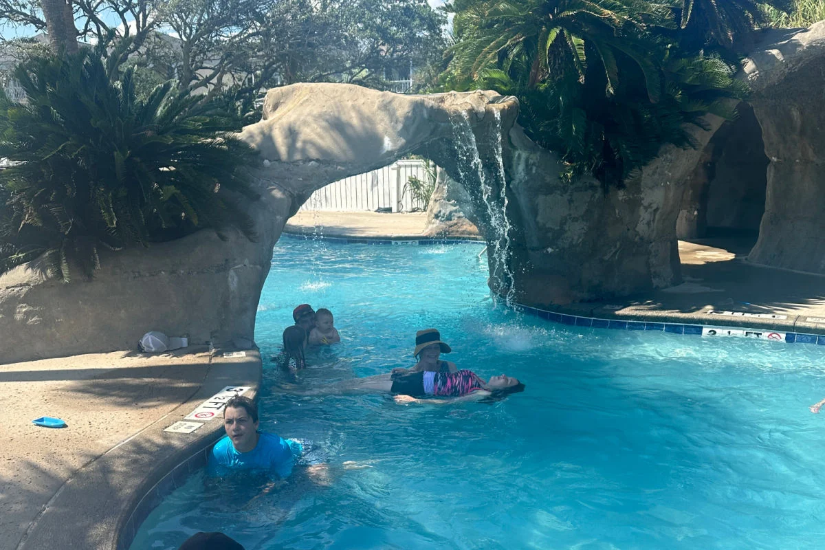 Piscine du Cabana Club à Fripp Island, Caroline du Sud