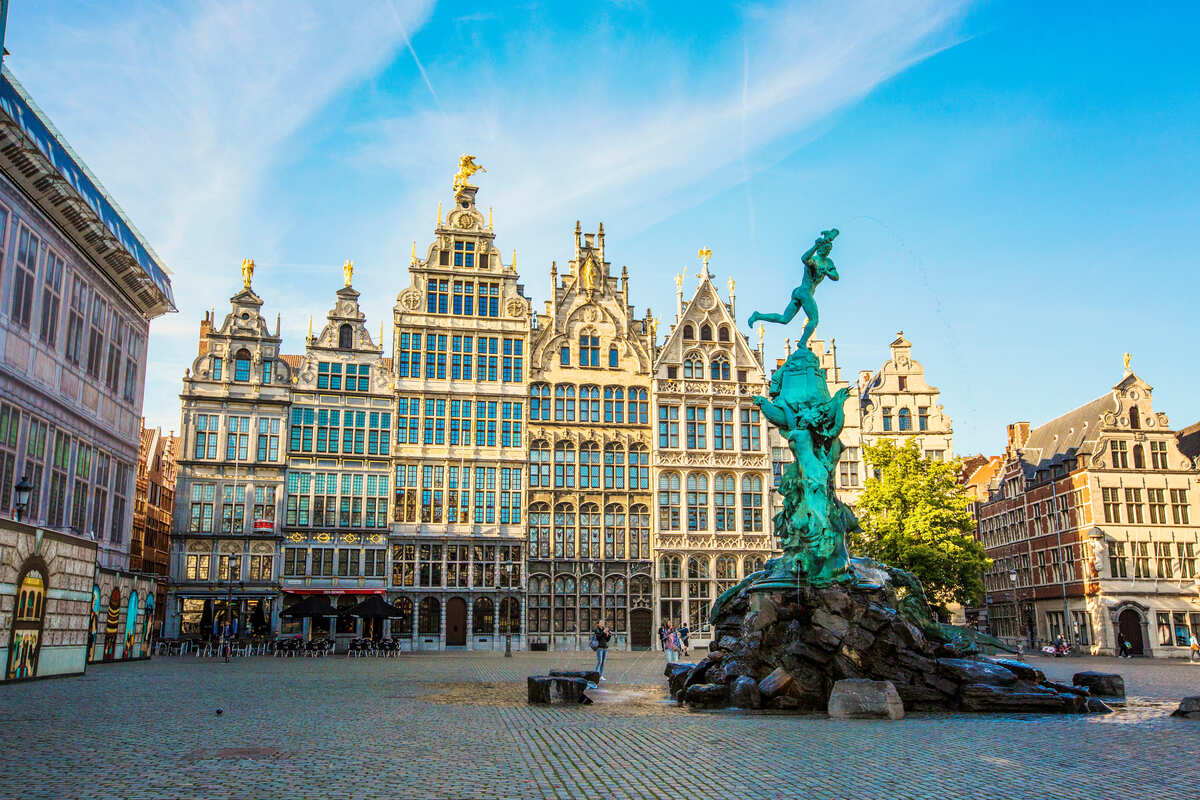 Grote Markt à Anvers, Belgique