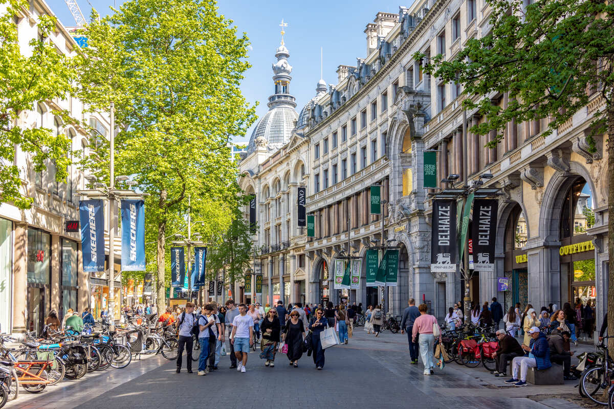 Le quartier des diamantaires à Anvers, Belgique