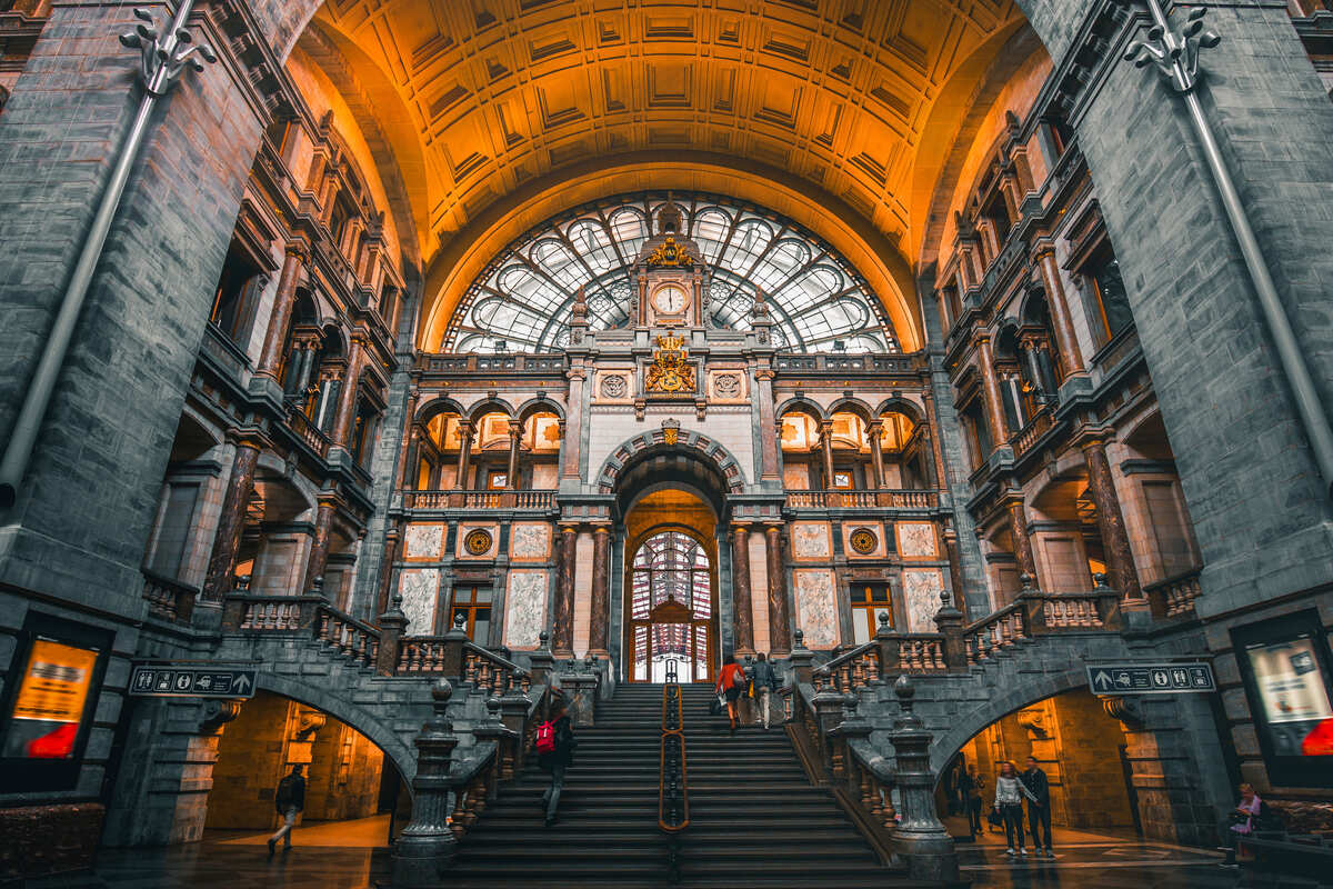 Gare centrale d'Anvers, Belgique