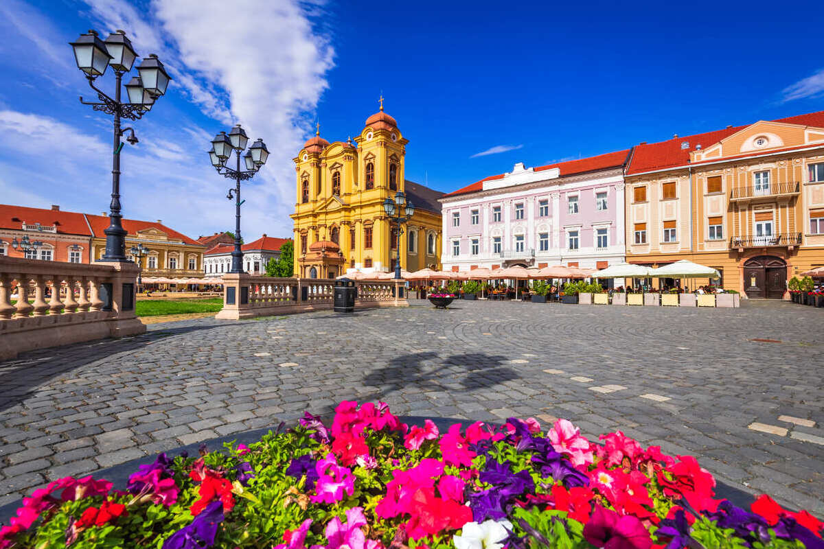Place historique de Timisoara, Roumanie