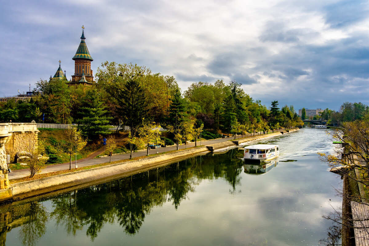 Bord de rivière à Timisoara, Roumanie