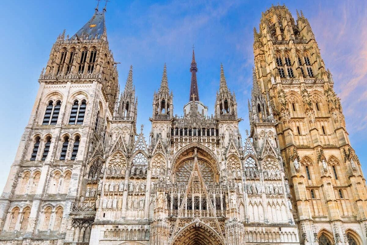 Cathédrale gothique médiévale de Rouen, France