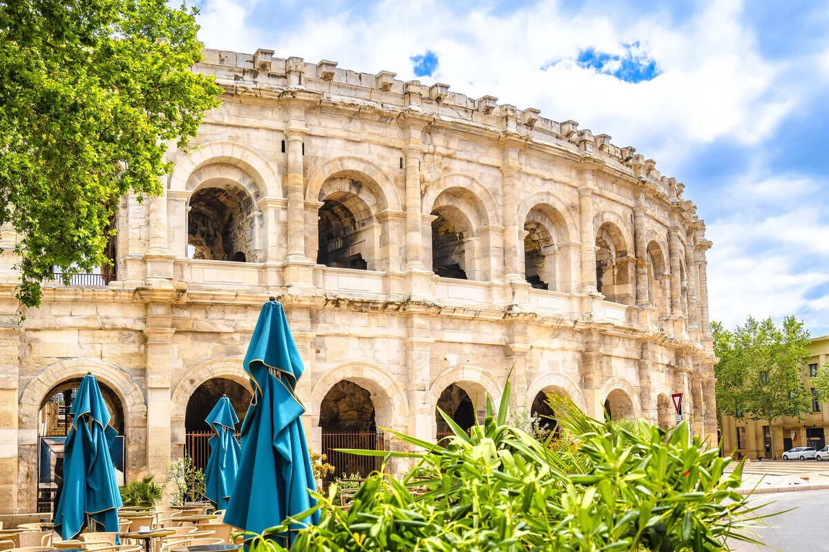 Arènes de Nîmes en France