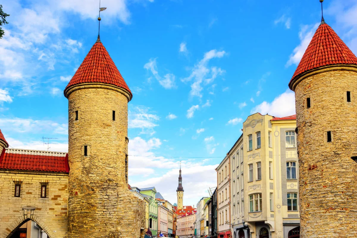 Tours Viru Gate à Tallinn, Estonie