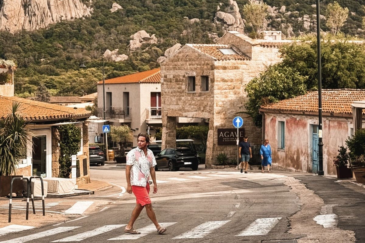Village de San Pantaleo, Sardaigne