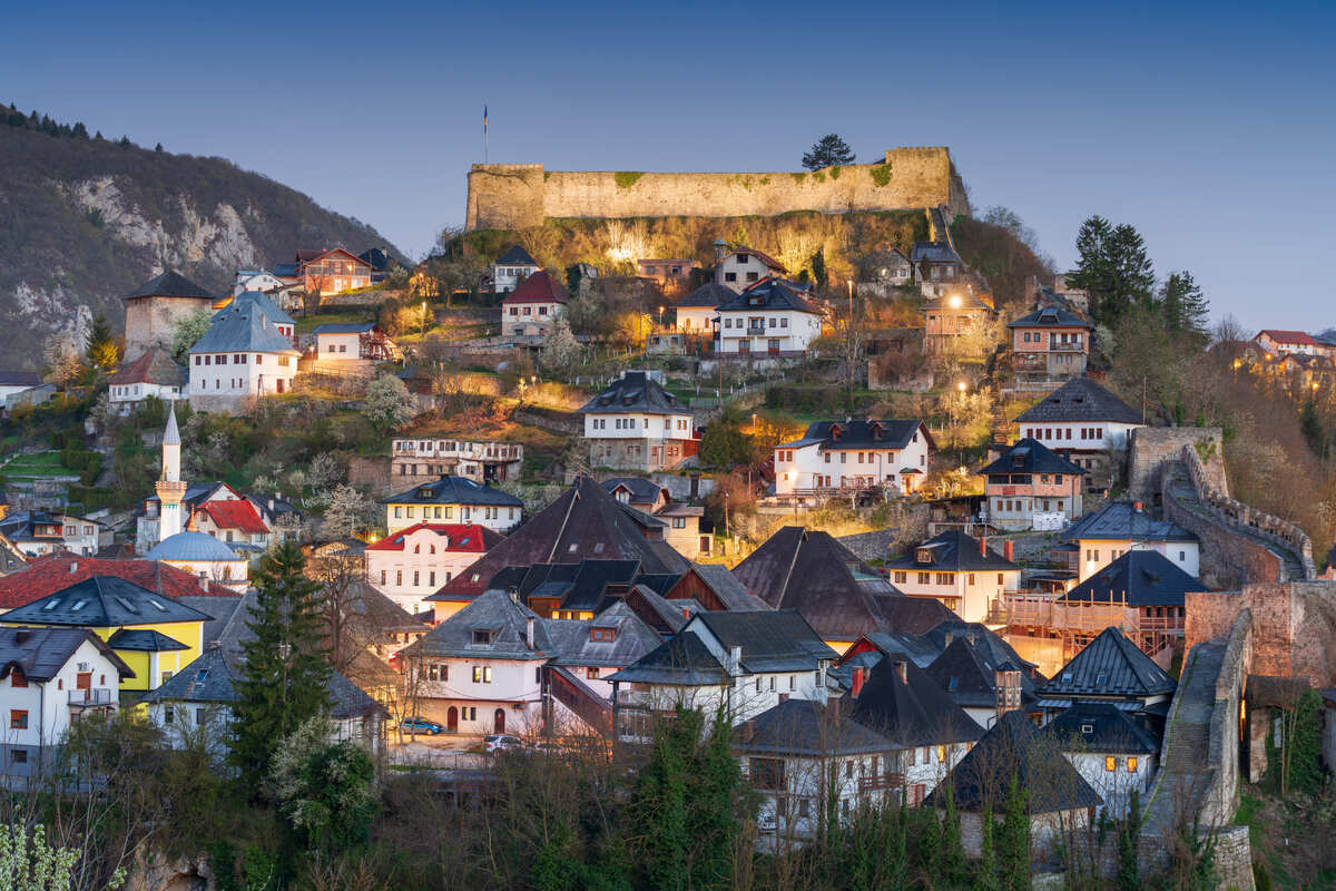 Ville médiévale de Jajce, Bosnie-Herzégovine