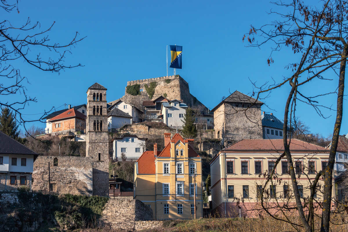 Centre médiéval de Jajce, Bosnie-Herzégovine