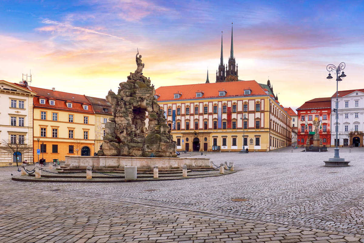 Place de la vieille ville de Brno, Tchéquie