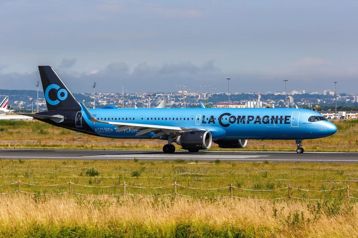 Aéronef de la Compagnie aérienne au départ d'un hub non identifié
