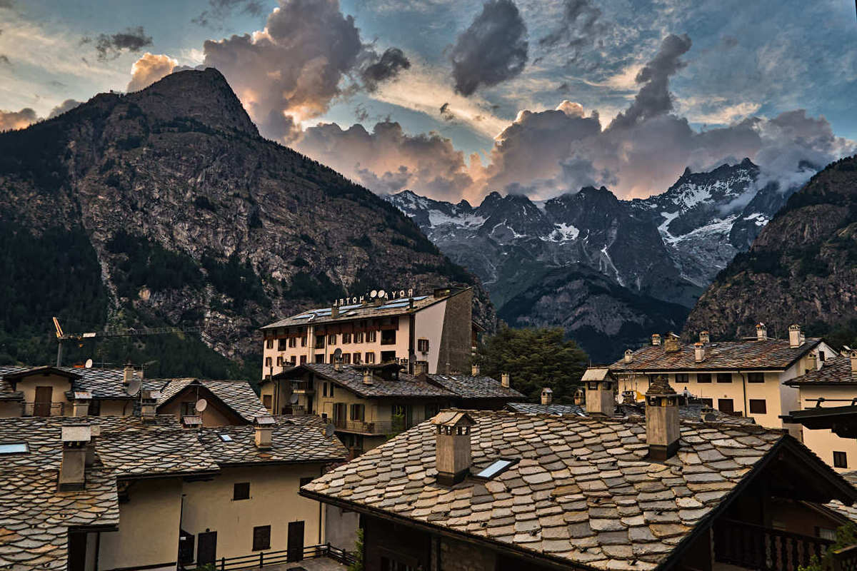 Courmayeur en Italie