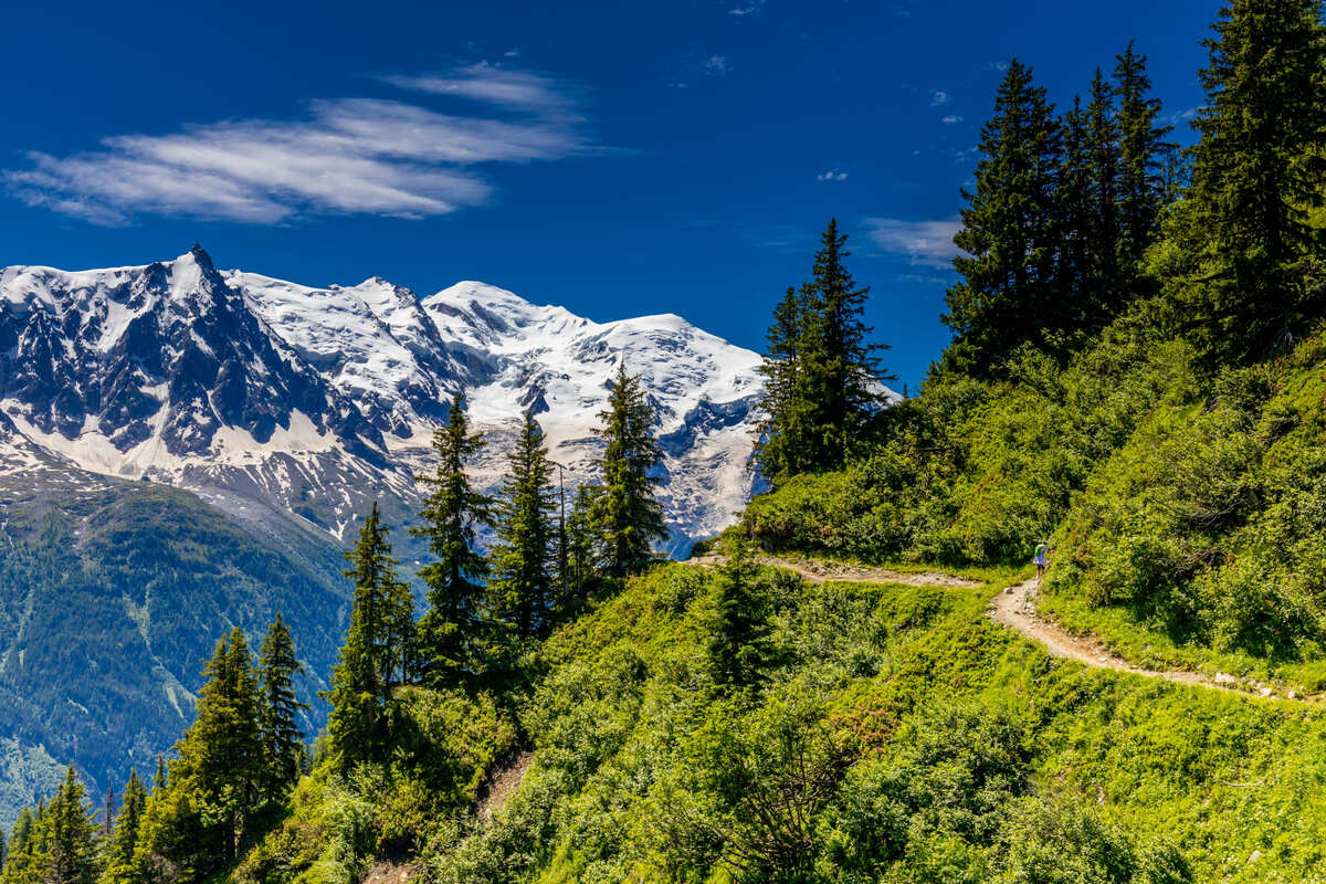Région alpine du nord de l'Italie près de Courmayeur