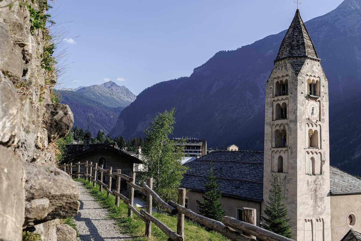 Église historique de Courmayeur, Italie