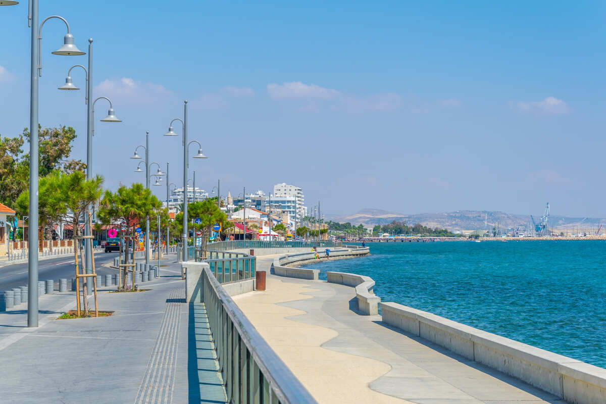 Front de mer de Larnaca, Chypre
