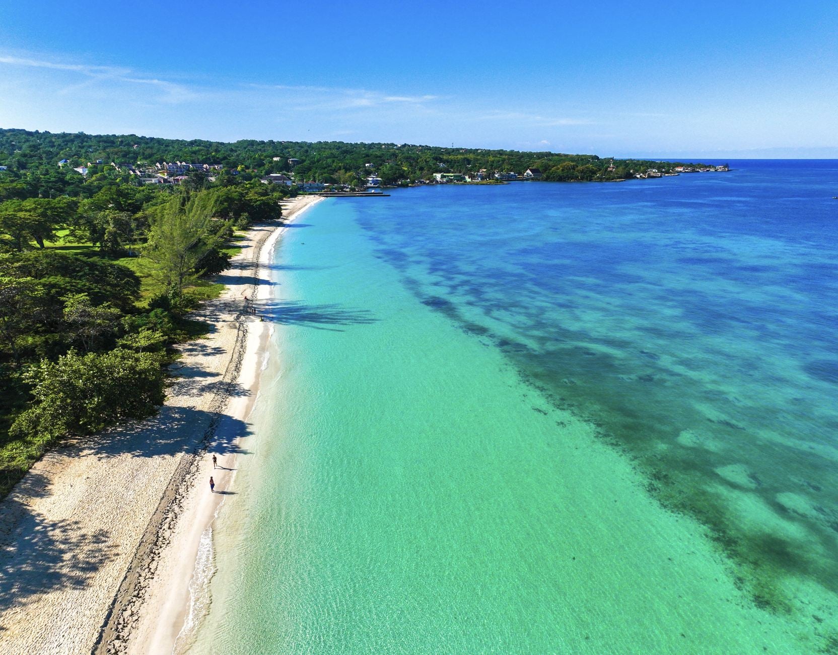 Plage de Negril en Jamaïque