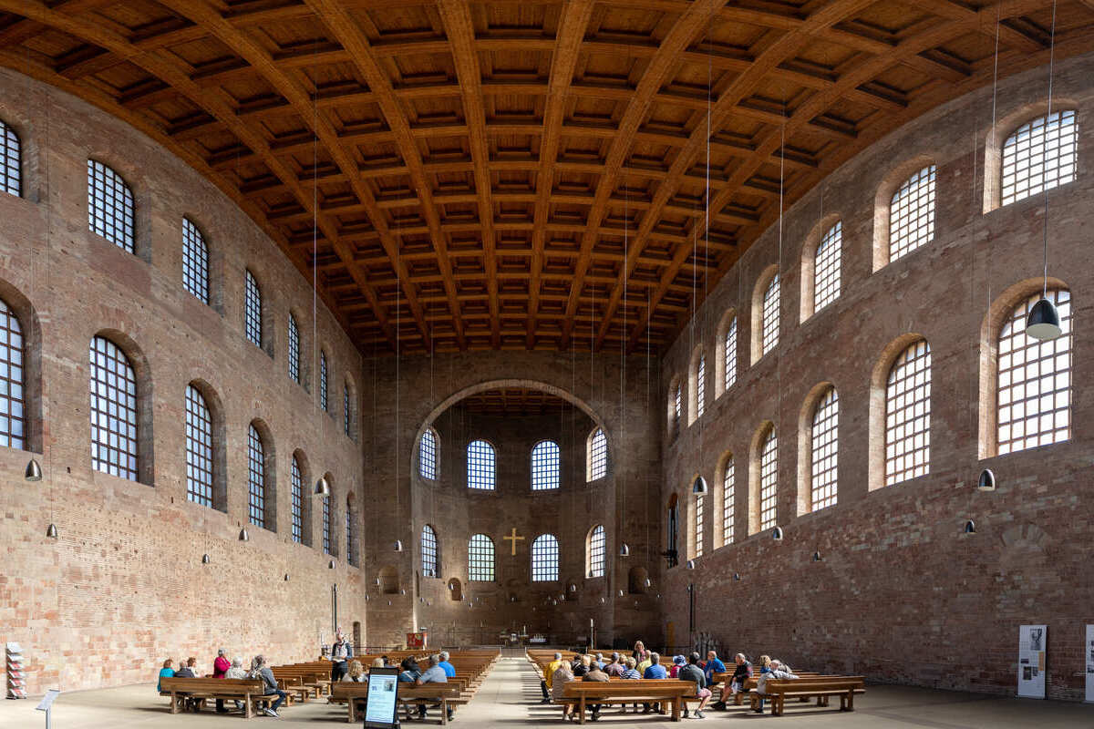 Intérieur de l'Aula Palatina, Trèves, Allemagne