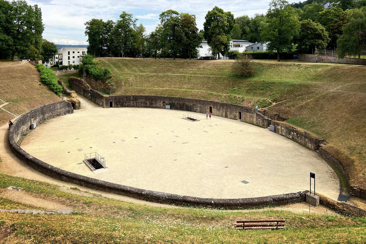 L'amphithéâtre romain de Trèves, Allemagne