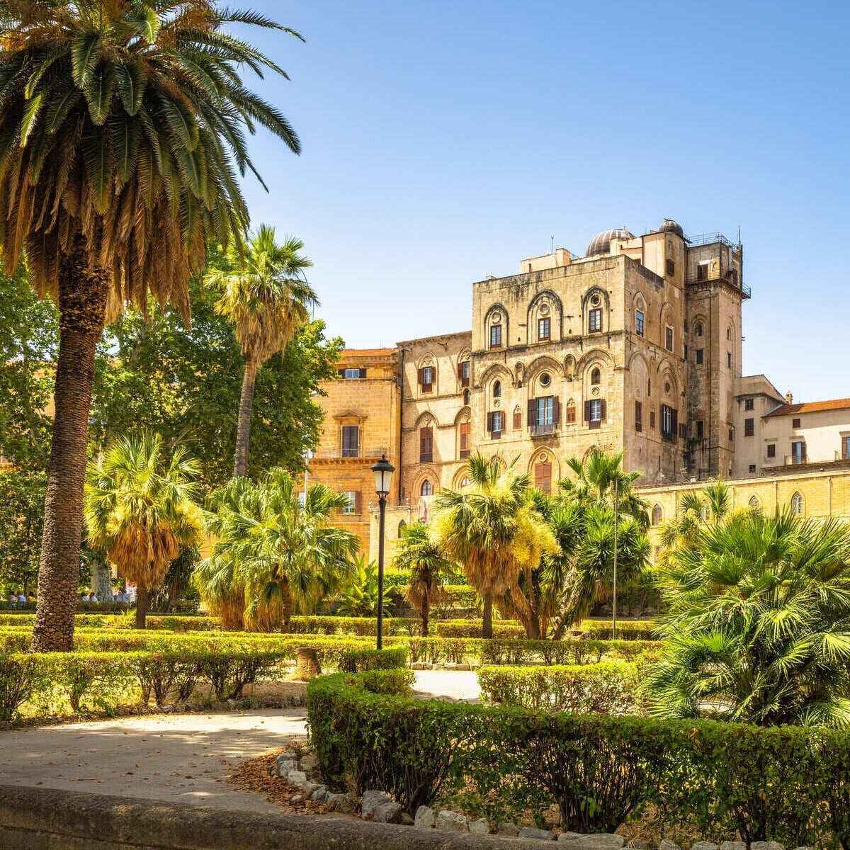 Le Palais Normand à Palerme, Sicile, Italie